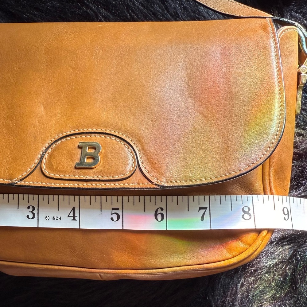 BALLY Brown Leather Crossbody Bag - Picture 13 of 15